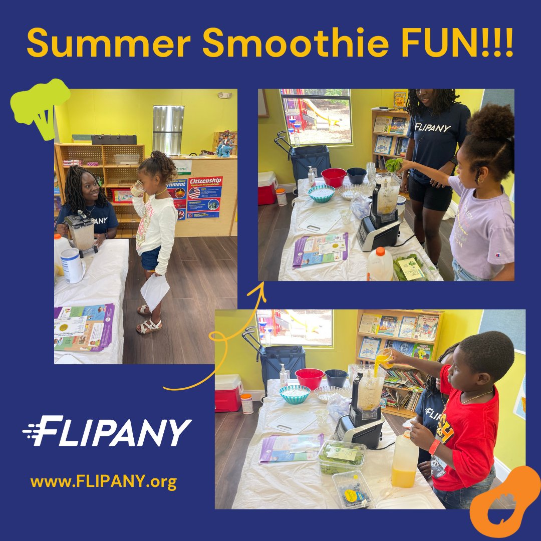 FLIPANY is excitedly prepared for a summer filled with kids exploring the delightful world of fruits and vegetables! As the hot days approach, what better way to beat the heat than with a refreshing and delicious smoothie? 
#FLIPANY #flipanyrocks #nutritioneducation