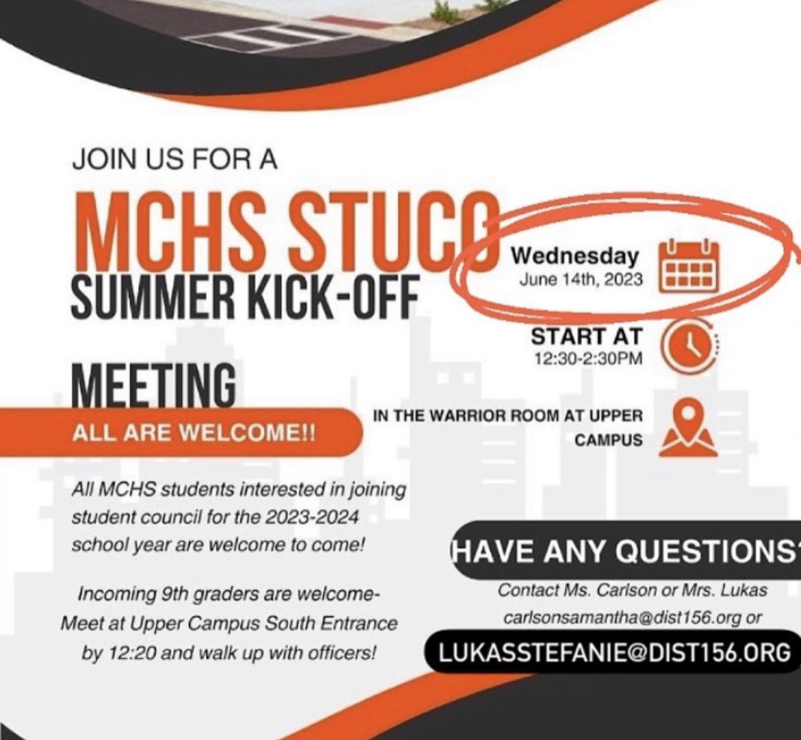 Interested in joining student council? Come to our kick-off meeting this Wednesday!