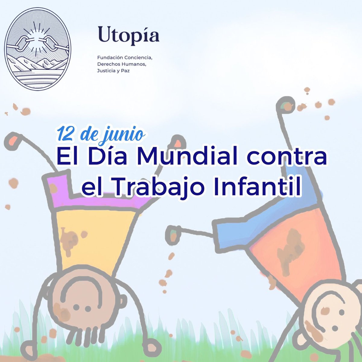 Día Mundial contra el trabajo infantil. 
En Ecuador más de 370 mil menores de 18 años trabajan (Fuente INEC). 
Es de vital importancia que se tomen las acciones necesarias para garantizar los derechos de las niñas y niños.