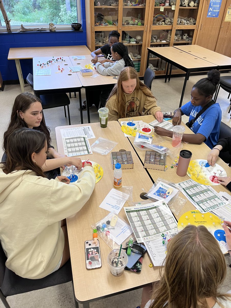 The MAPS Team is kicking off Summer by learning about biochemistry and the basics of protein structures using amazing <a href="/3DMolDesigns/">3D Molecular Designs</a> models!  #WeAre832 <a href="/MahtomediPride/">Mahtomedi Activities</a>