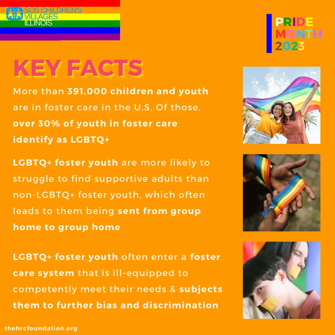 June is #PrideMonth so here are some Key Facts that you should know about LGBTQ+ children and youth in foster care 🌈✨ #fostercare #chicago #kinshipcare #pride #lgbtq+ #pridemonth #awareness #pride2023 #happypride