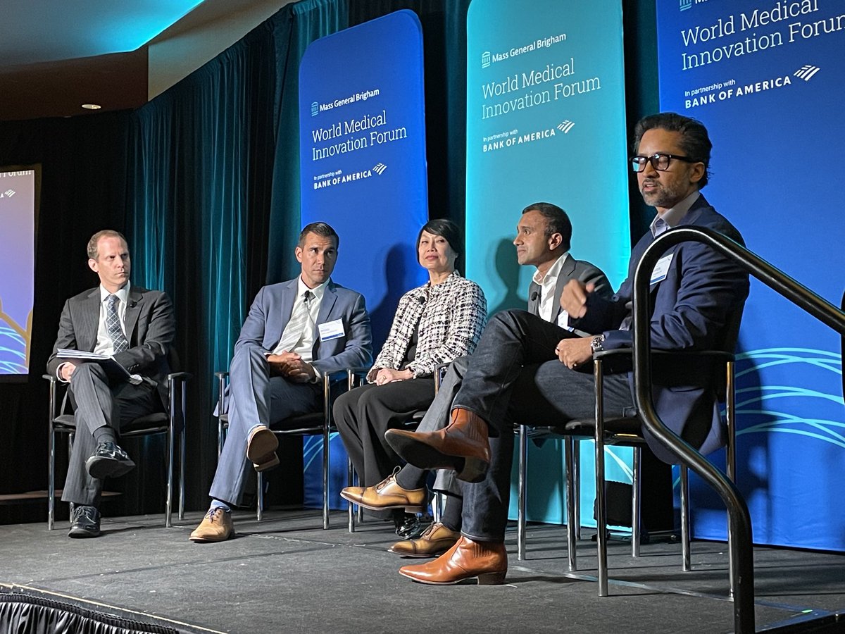 What if we had enough nurses - digital nurses trained by AI - what would that do with healthcare? Panel on AI in healthcare at the World Medical Innovation Forum 2023 Boston