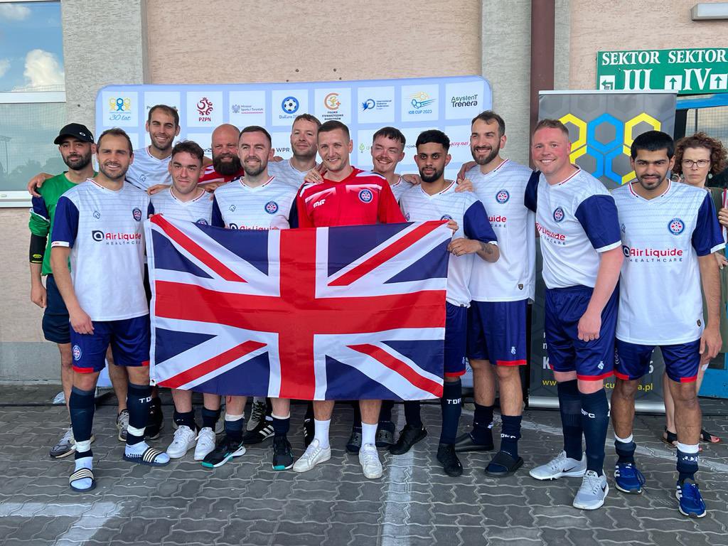TDFCdiabetes's tweet photo. They set out to give it everything … 

They came back going beyond expectations 🙌

4th place at the 2023 European Futsal Championships for people with Diabetes ✈️⚽️🇵🇱

A record for the UK 🇬🇧 squad and what a way to kick off #DiabetesWeek 🙏 https://t.co/TKGQkKmgck