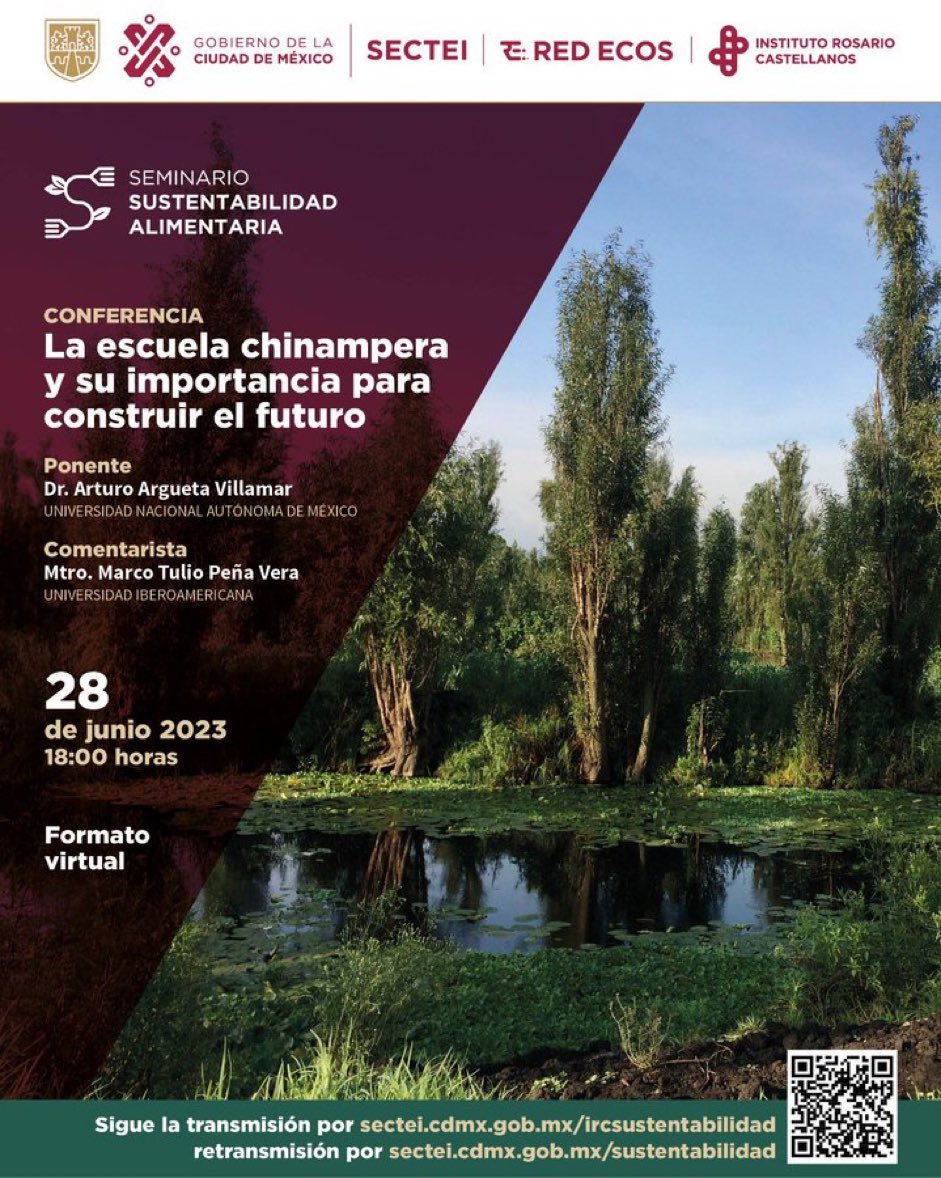 Te esperamos el 28 de junio a las 18:00h sectei.cdmx.gob.mx/sustentabilidad