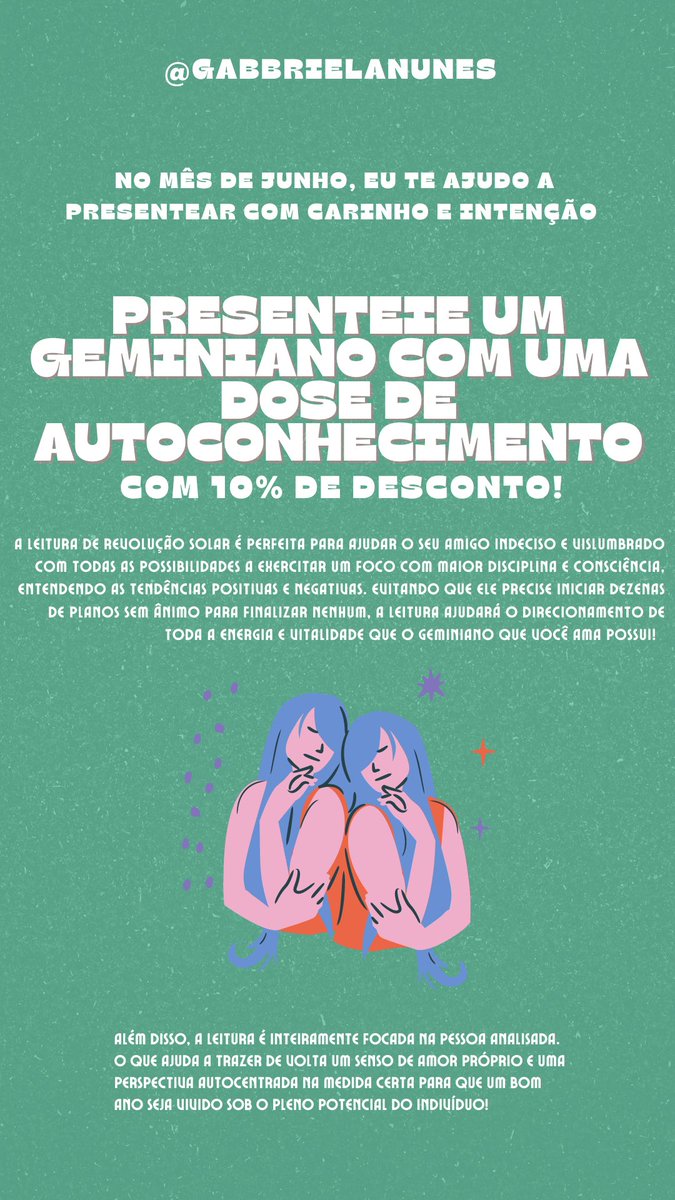 10% de desconto para os aniversariantes do mês!
