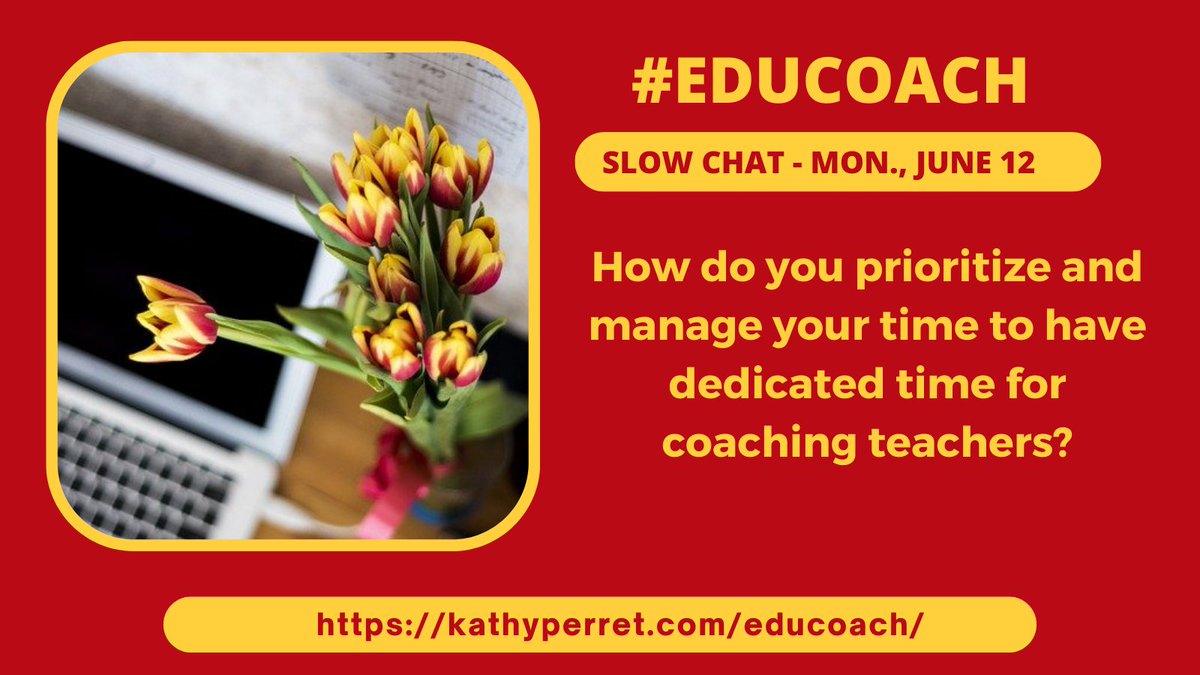 Happy Monday! Here is our #educoach Slow Chat question of the day! We will post one question per weekday in place of our weekly chat for a few weeks. Remember to use the #educoach hashtag in your reply. Submit questions here: docs.google.com/forms/d/e/1FAI…