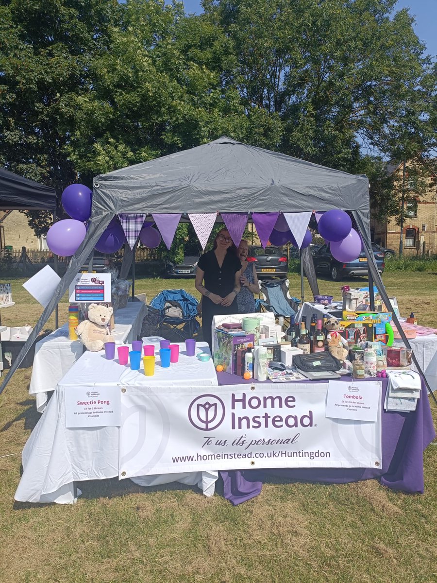 Homeinsteadhunt's tweet image. We had an absolutely fantastic day at the Huntingdon Riverside Gala on Saturday. A huge thank you to the organisers for arranging such a brilliant event. We look forward to seeing you again next year, enjoy these pictures of our stall! 🤩💜