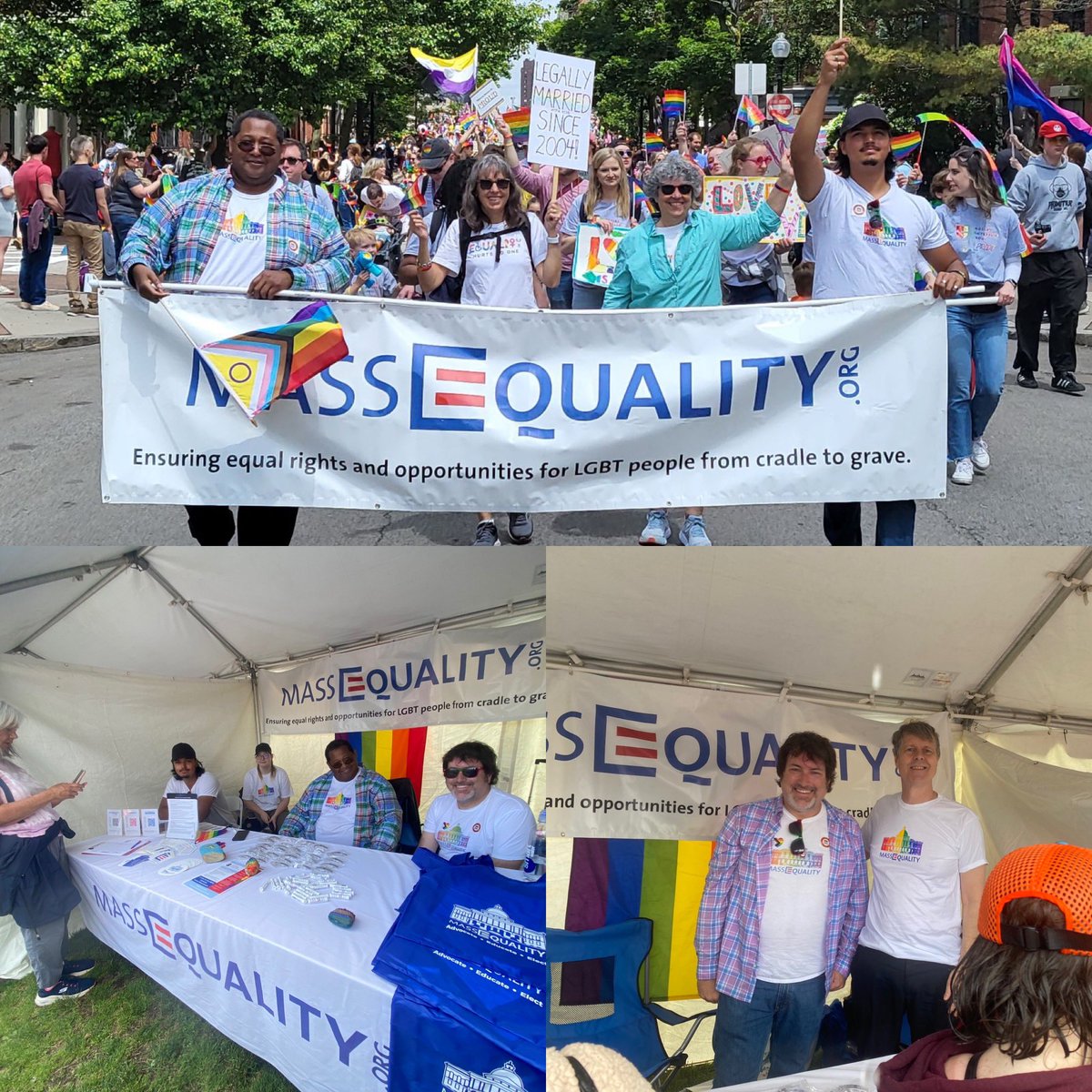 TanyaNeslusan's tweet image. As I reflect on the @BP4TP parade and festival, I’m so proud of everyone for pulling this together, and my @massequality team for being there. But mostly, I’m just grateful to have had my mum,sister and son all there with me to celebrate for the 1st time.  #Pride2023
