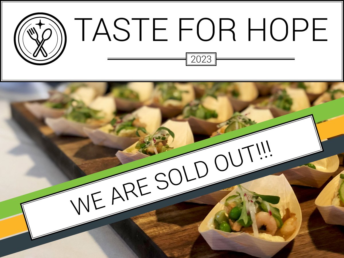 Thank you Ottawa!!! The hottest foodie event of the season is not just sold out but OVER SOLD!!! If you already have your tickets - we'll see you there!!! #TasteForHope #Ottawa #Ottawafoodie