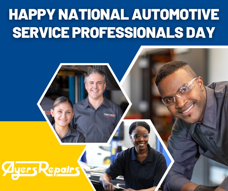 It’s National Automotive Service Professionals Day! 

We want to give a special shoutout to all of our amazing technicians for keeping our roads safe and our vehicles running smoothly💛! 

#NationalAutomotiveServiceProfessionalsDay #ExperienceBetter