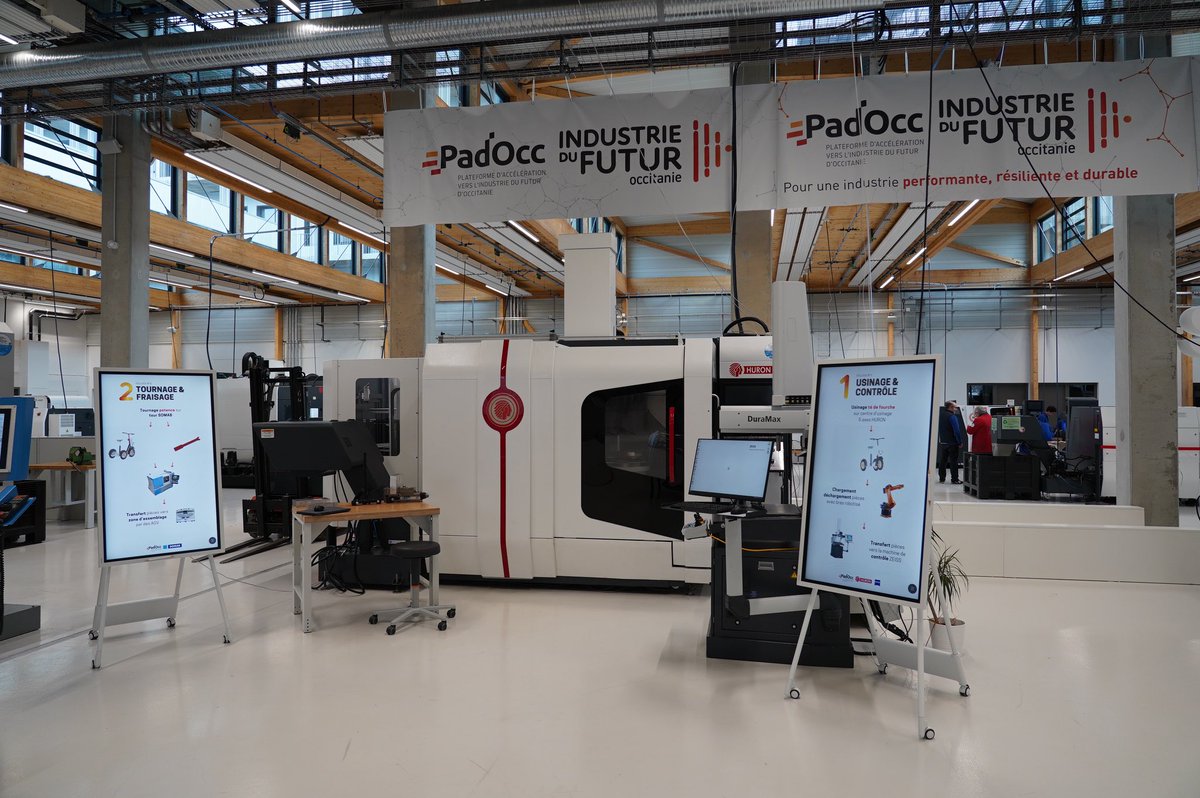 Univ_Toulouse's tweet photo. Parmi les projets développés au sein de la MFJA : @Pad_Occ, la plateforme d’accélération de l’industrie du futur, accompagne les entreprises des filières industrielles fondées sur la mécanique dans leur transformation vers les enjeux environnementaux, économiques et humains. https://t.co/6EP5g3ivMp