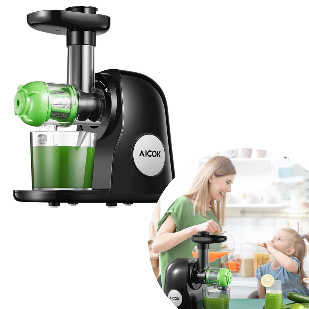 dealgenius_com's tweet photo. Juice up your life with the Slow Juicer By Aicok, now available on #DealGenius! Get the most out of your fruits and veggies with a perfect mastication for only the freshest juice. Don't be slow to try out this #FeaturedDeal - it's the quickest way to your new healthy habits! https://t.co/gmPyLcPViq