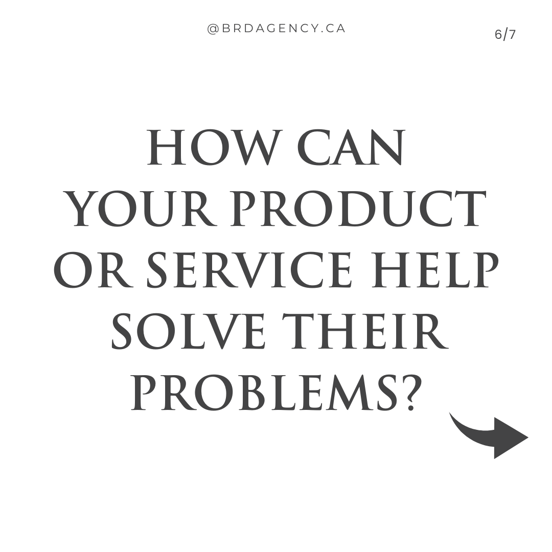 brd_agency's tweet photo. How can your product or service help solve their problems?
6/7 https://t.co/JVBtF9WBOd