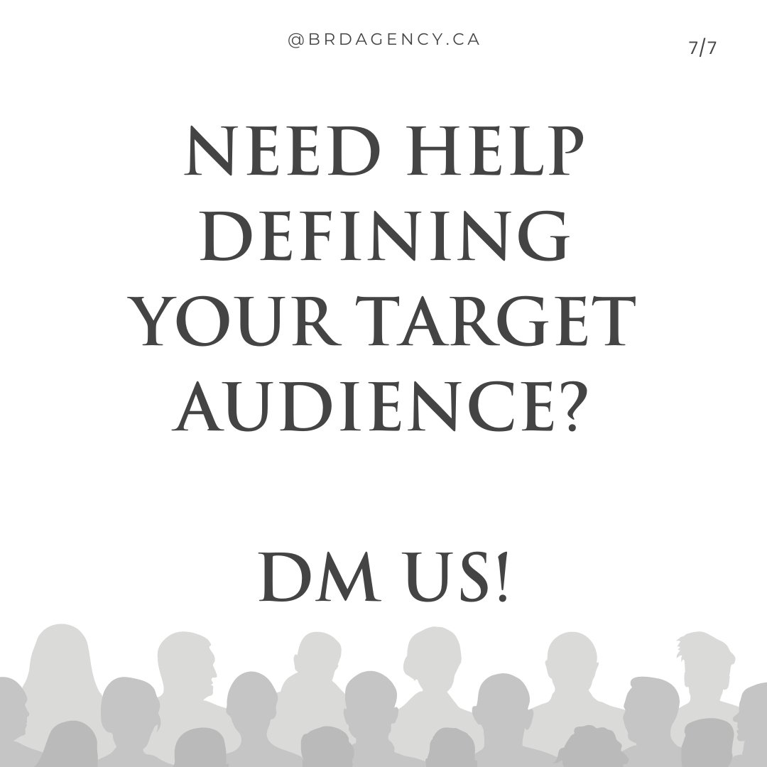 brd_agency's tweet photo. Need help defining your target audience? DM us! 
7/7 https://t.co/Lkfojd5Ph5