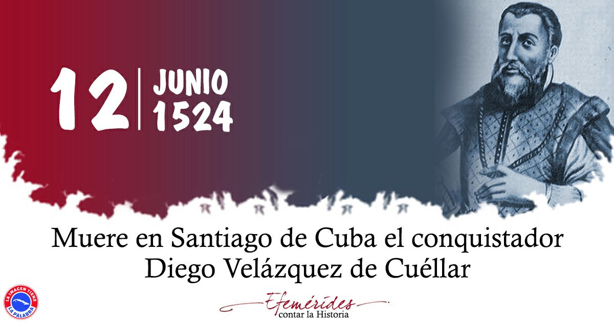 VidePvide's tweet photo. Tras las 👣 de la Historia 📖📝📚
Comparte, divulga y ama nuestra Historia.
Efemérides 12 de junio.
👣Muere Diego Velázquez.
👣Se funda la villa de nuestra Señora de La Asunción de Guanabacoa.
👣Nace Amadeo Roldán.
👣Se constituye el M-26 de Julio.
#HistoriaAlDía #IzquierdaLatina https://t.co/8eNJZv5QS0