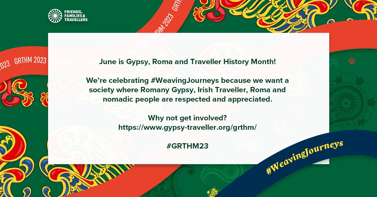 June is Gypsy, Roma and traveller History Month. This #GRTHM23, we’re taking the time to learn about the colourful histories of Gypsy, Roma, and Traveller communities