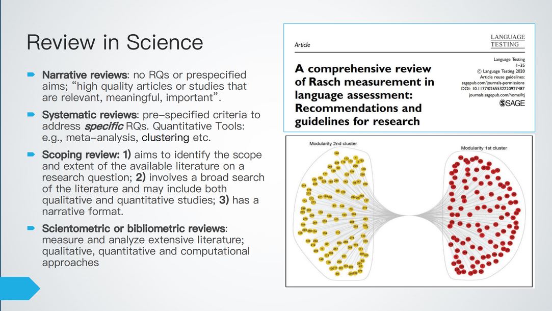 eng_for_ac_purp's tweet image. Webinar (recording) - Introduction to Bibliometric and Scientometric Review @VahidAryadoust @__BAAL  
#QuantitativeResearch #Quality #Impact #ScientificMapping #tleap #TESOL #TEFL #AcWri #Bibliometric #Scientometric
youtu.be/p45cngOzW64