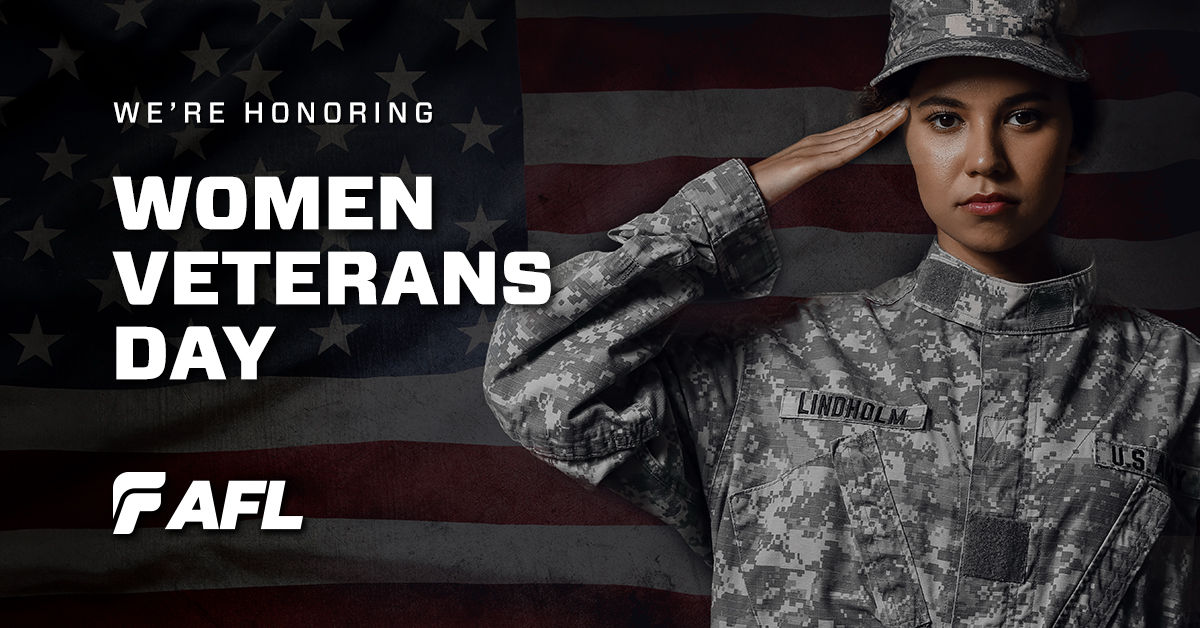 Honoring the fierce spirit and unwavering courage of our women veterans. Today and every day, we salute their selfless service and extraordinary contributions. Happy Women's Veterans Day! 💪✨ 

#WomensVeteransDay #SaluteToService #InspiringHeroes #WeAreAFL