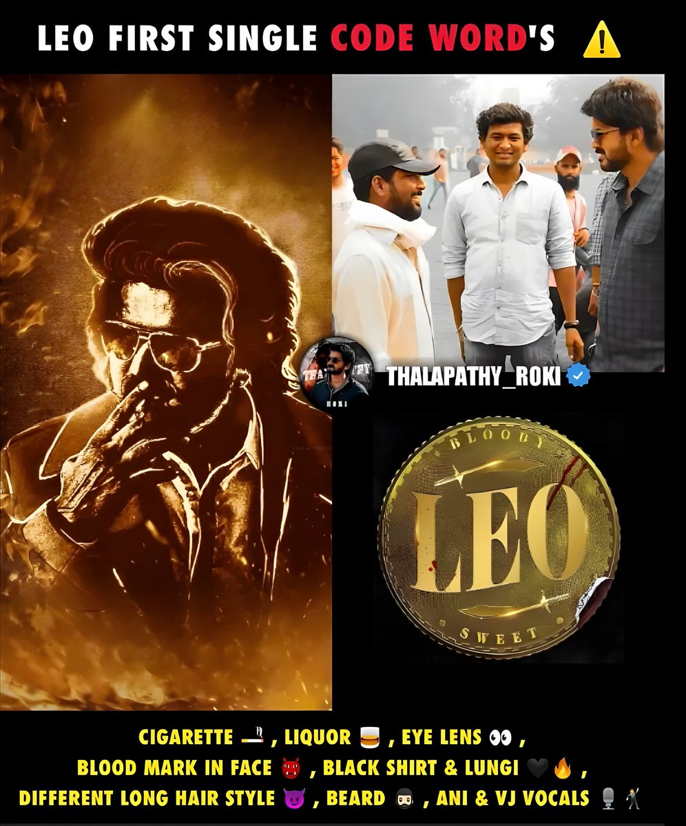 Waiting for june 22nd for thalaivar day , thalabathy fans guess upcoming leo update and mention in comments 
#Leo #ThalapathyVijay𓃵 #lokeshkanagaraj #Sanjaydutt #leoupdate