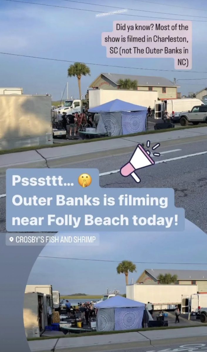 mark (kies dad) is heading to charlestown and obx filming spotted