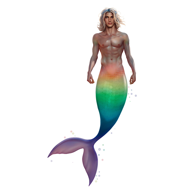 Happy Merman Pride! If you are interested in High Resolution Image without watermark or Merchandise please stop over to  7a0b31.myshopify.com or  deviantart.com/.../Merman-RAi…

#pridemonth #pride #merman #mermanlife #gayartist #gayart #littlemermaid #rainbow