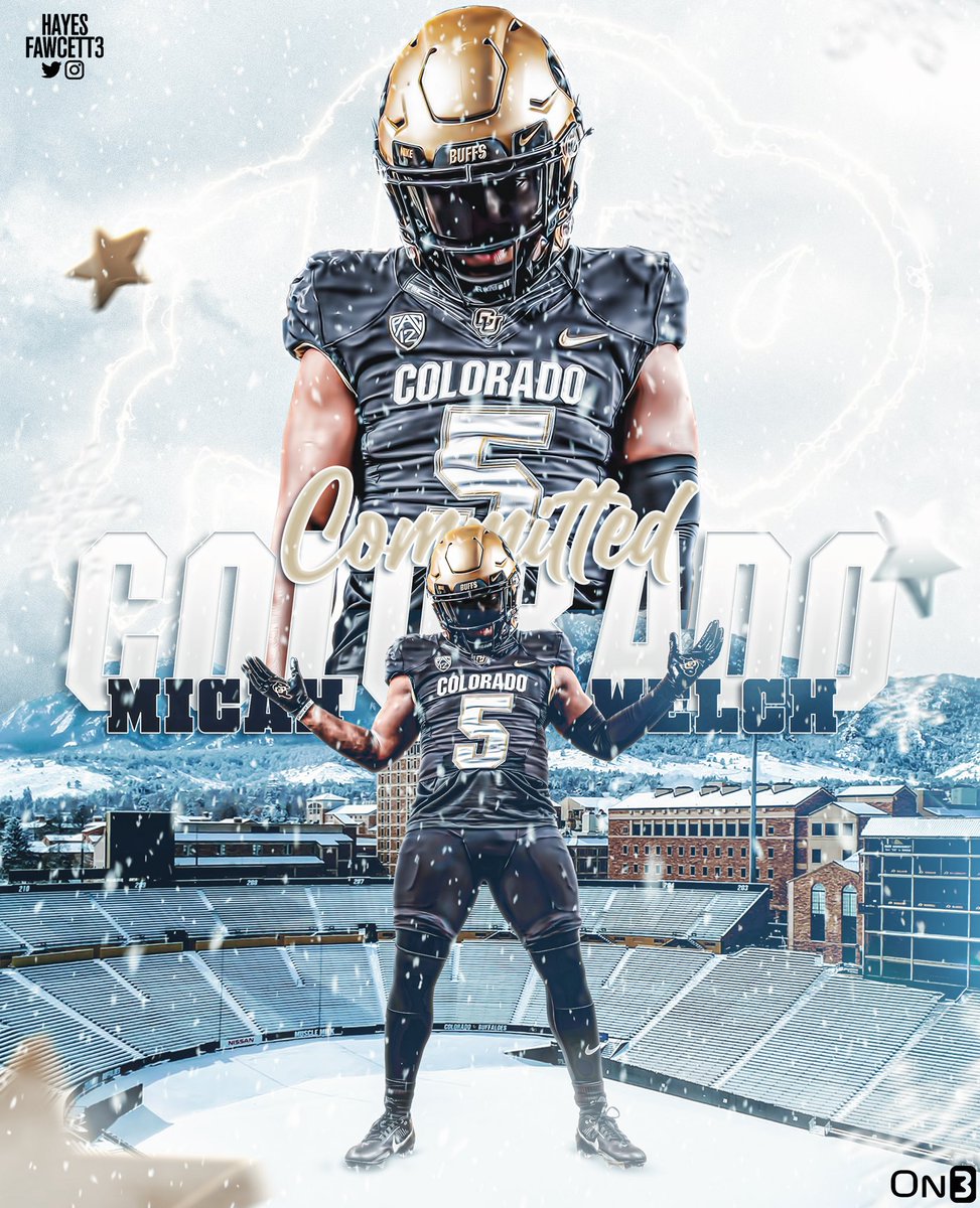 BREAKING: Class of 2024 RB Micah Welch tells me he has Committed to Colorado!

The 5’9 205 RB from Milledgeville, GA chose the Buffs over Florida, Tennessee, & WVU

“Everything felt like home. Everybody on this team and staff have that winning mentality.”…