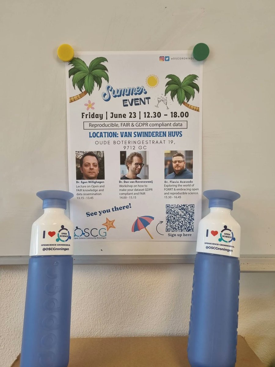 Check out what has arrived! 😍
These and more surprises are on the way for our summer event! 

Want to mingle with fellow #OpenScience enthusiasts? 🥳 

Make sure to reserve your spot as seats are limited!

 ➡️ buff.ly/3WVJDql