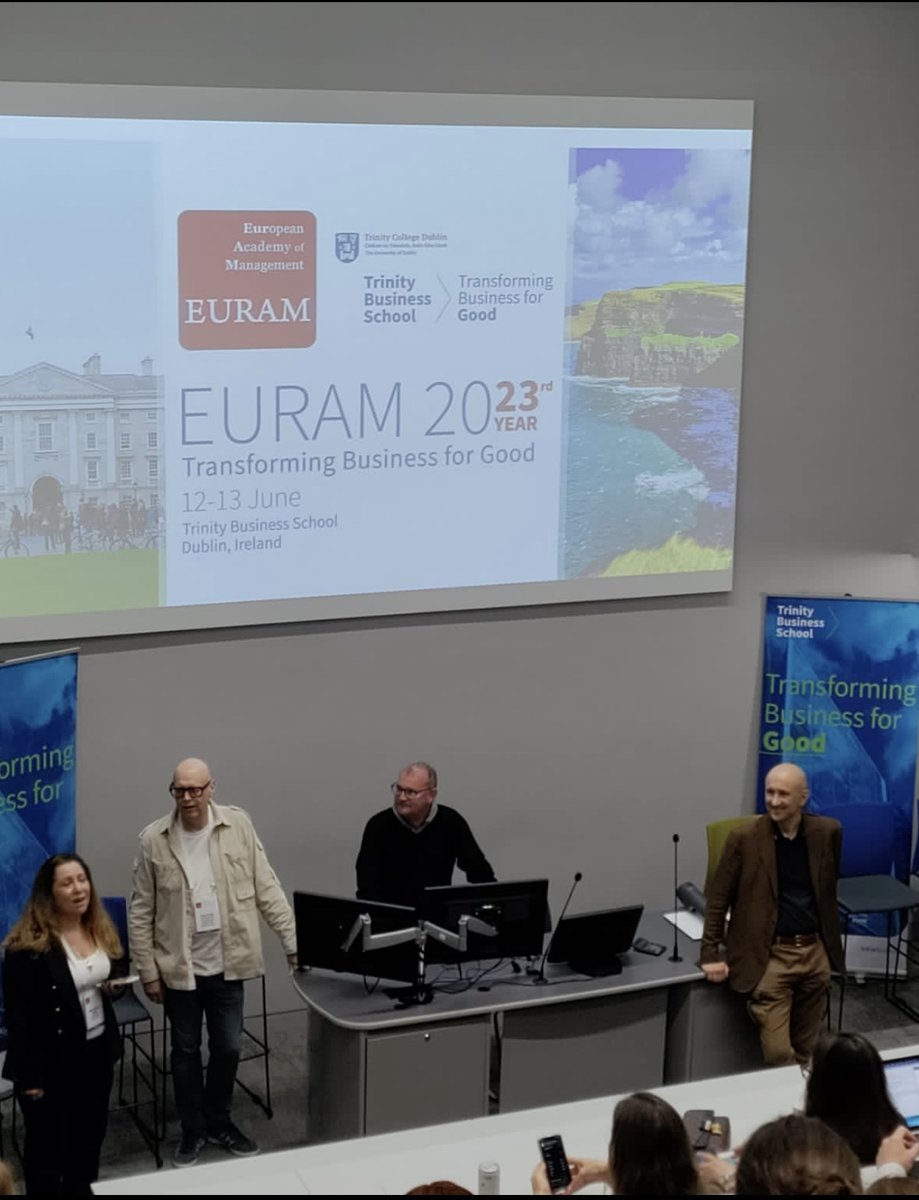 EURAM (@euram_bxl) on Twitter photo #EURAM2023: Dublin edition of the EURAM Doctoral Colloquium 2023 has started <a href="/TCDBusiness/">Trinity Business School</a> with a great welcoming session. 78 doctoral candidates from across 23 countries, supported by 36 mentors and speakers, have been warmly invited to connect with the EURAM community / MKO #EURAM2023: Dublin edition of the EURAM Doctoral Colloquium 2023 has started <a href="/TCDBusiness/">Trinity Business School</a> with a great welcoming session. 78 doctoral candidates from across 23 countries, supported by 36 mentors and speakers, have been warmly invited to connect with the EURAM community / MKO