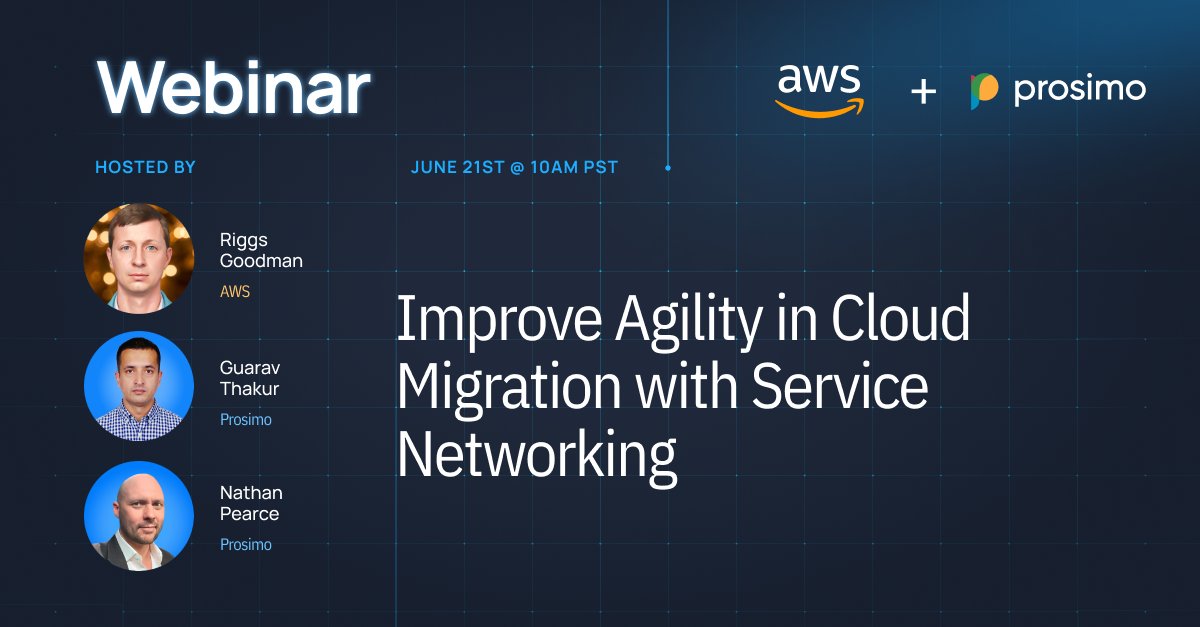 Prosimo.io (@prosimo_io) on Twitter photo Get ready to boost your cloud security & agility! ๐ Join us and <a href="/awscloud/">Amazon Web Services</a> in a joint webinar, exploring the power of #ServiceNetworking. Don't miss the live demos and expert insights from Riggs Goodman III and Gaurav Thakur. Register now: bit.ly/3OXxkrC Get ready to boost your cloud security & agility! ๐ Join us and <a href="/awscloud/">Amazon Web Services</a> in a joint webinar, exploring the power of #ServiceNetworking. Don't miss the live demos and expert insights from Riggs Goodman III and Gaurav Thakur. Register now: bit.ly/3OXxkrC