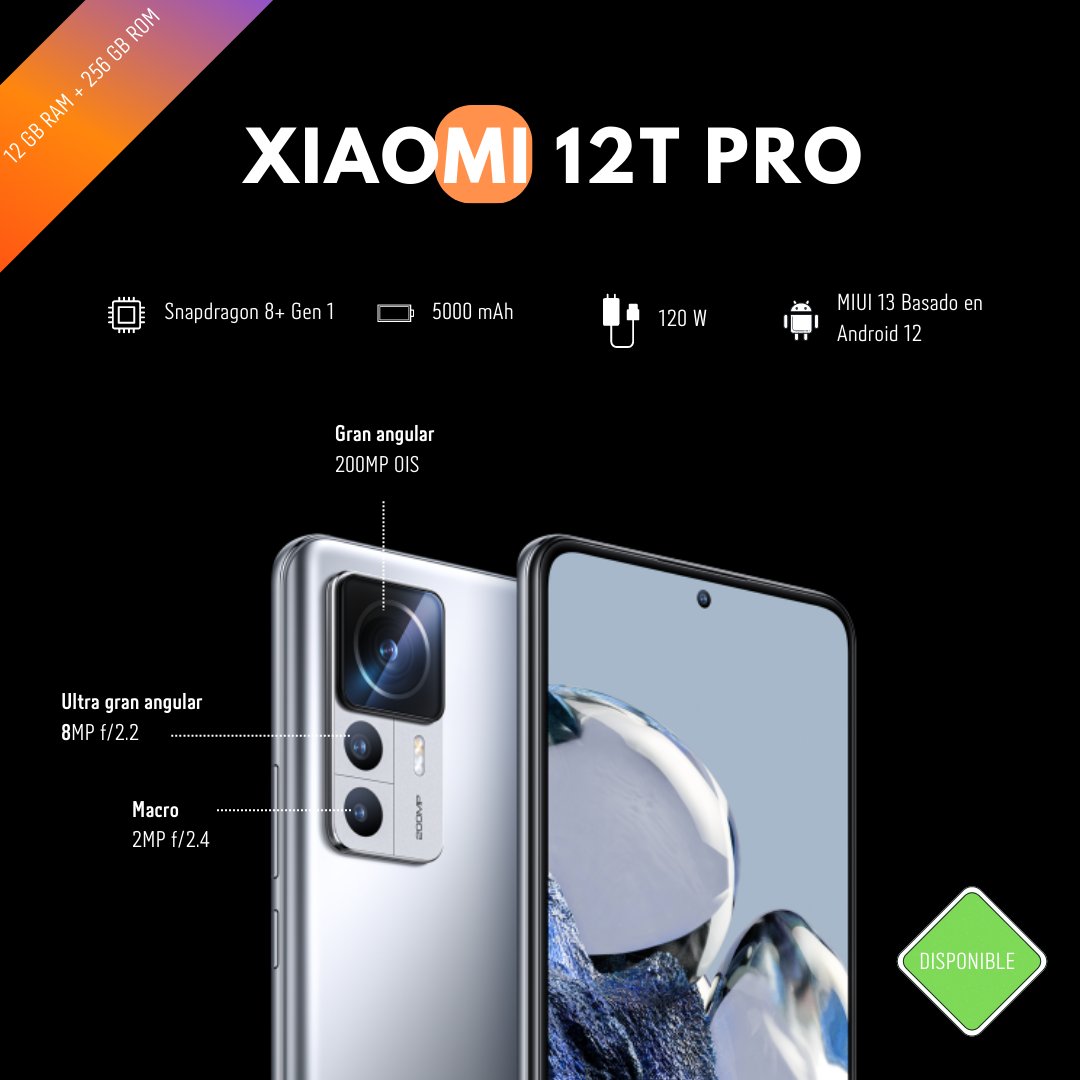 ¡El #Xiaomi 12T Pro📱, ya está en Importaciones a México!

Compra aquí🛒⬇️: 
importacionesamexico.com.mx/celulares/xiao…

#importacionesamexico #12tpro #xiaomi12tpro #celulares #tecnología