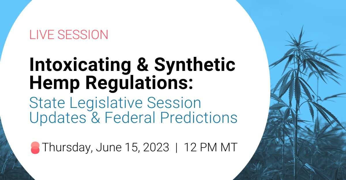 Join Vicente LLP & regulators on June 15 for hemp legislative & regulatory updates. Q&A to follow.

Register here: vicentellp.com/updates/intoxi…

#hemp #hempregulation #statelegislation #hempproductregulation #colorado #vermont #vicentellp #webinar #hempindustry