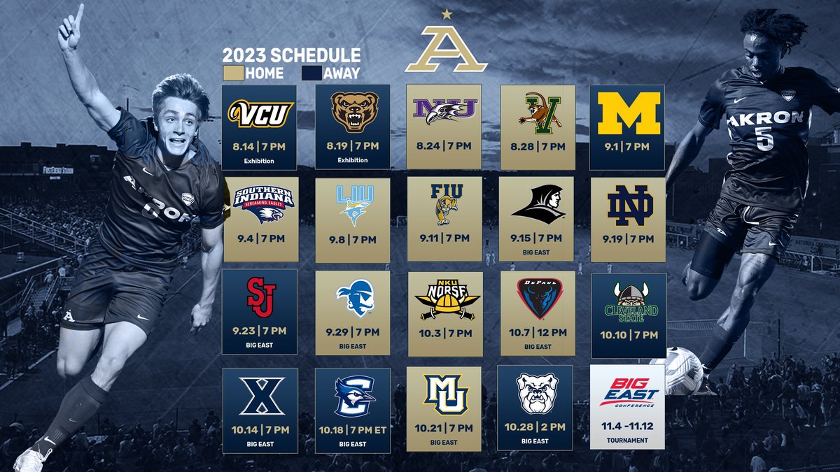 Akron Zips M Soccer on Twitter "🚨👀 ZipsMSoc Unveils Challenging 2023