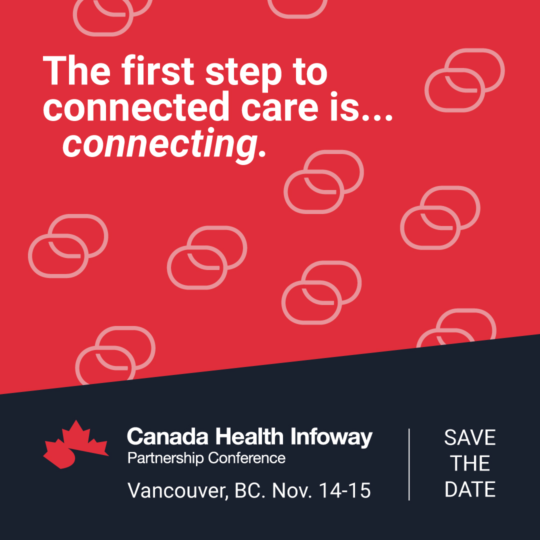 Join us Nov. 14-15 for the 2023 Infoway Partnership Conference to learn about our latest initiatives and hear updates from health sector experts. Save the date and stay tuned for more information. #ThinkDigitalHealth