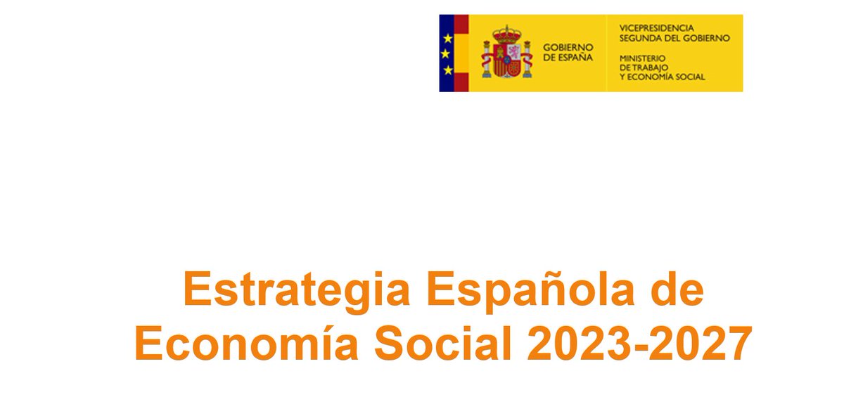 @Elsetweetet @CEPES2 @Yolanda_Diaz_ @empleogob @nachoalvarez_ @jperezrey @Mavi_Espin_Saez @japedreno Dearest Katrin, the 🇪🇸 #SocialEconomy Strategy 23-27 is available here👉boe.es/boe/dias/2023/…

It is a compass for the development of the #SocialEconomy the next 5⃣ years elaborated by @empleogob & its DG on #SocialEconomy @Mavi_Espin_Saez in close cooperation with stakeholders