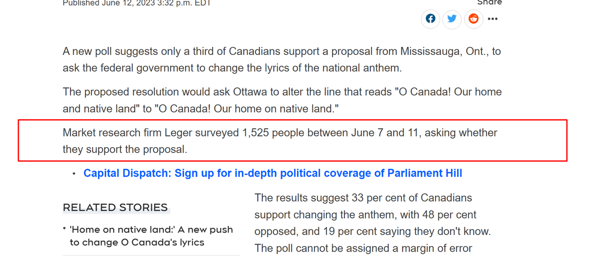 vesperdigital's tweet photo. @CTVNews Are you serious? You put all Canadians in a sample of 1500 people on 40 000 000 and think that is a logical conclusion. I can't wait till all of you are defunded. https://t.co/AIMxxLhl8j