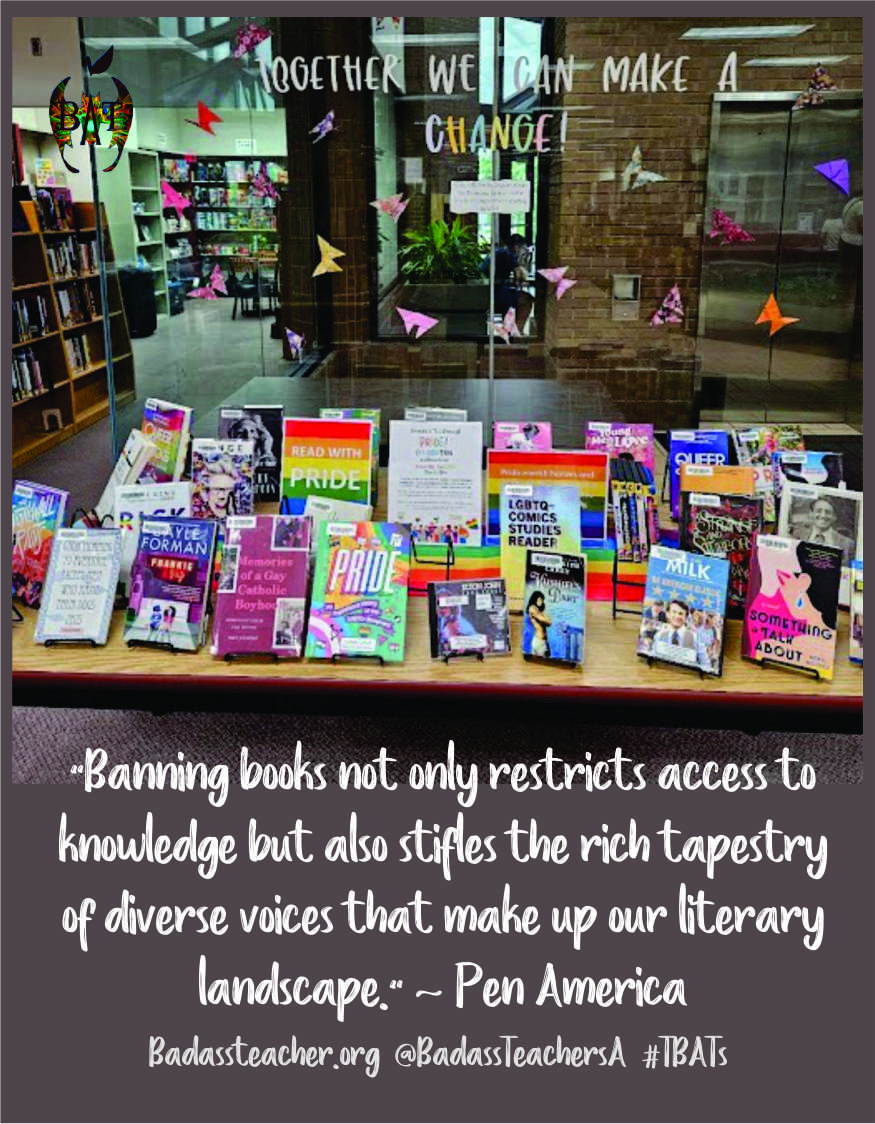 Cali Bats (@calibats) on Twitter photo Fight to keep your freedom to read! Free people read freely!!! It's a hallmark of Democracy! #TBATs <a href="/NVBats/">NVBATs</a> <a href="/ColoradoBATsA/">ColoradoBATsA</a> <a href="/UtahBATs/">UtahBATs</a> <a href="/OregonBATs/">OregonBATs</a> <a href="/WaBATs_/">Wa Badass Teachers A</a> <a href="/AlaskaBATs/">AlaskaBATs</a> <a href="/AZBatsA/">Arizona Bats</a> <a href="/NewMexicoBATs/">NewMexicoBATs</a> <a href="/hawaiibats/">@HawaiiBATs</a> Fight to keep your freedom to read! Free people read freely!!! It's a hallmark of Democracy! #TBATs <a href="/NVBats/">NVBATs</a> <a href="/ColoradoBATsA/">ColoradoBATsA</a> <a href="/UtahBATs/">UtahBATs</a> <a href="/OregonBATs/">OregonBATs</a> <a href="/WaBATs_/">Wa Badass Teachers A</a> <a href="/AlaskaBATs/">AlaskaBATs</a> <a href="/AZBatsA/">Arizona Bats</a> <a href="/NewMexicoBATs/">NewMexicoBATs</a> <a href="/hawaiibats/">@HawaiiBATs</a>
