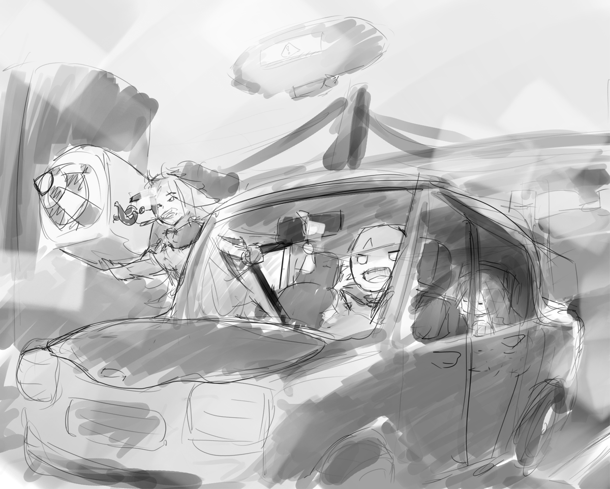 Finally breaking out of my half year long art slump, with a little sketch