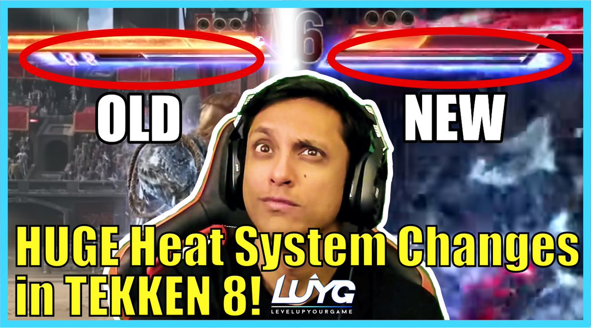 LevelUpYourGame's tweet photo. 💥New Video On YouTube💥
Huge Changes to the Heat System in Tekken 8 w/ @reepal
📺https://t.co/pvzb49UCvn
#Tekken8 // #HeatSystem // #Update https://t.co/zaICyRBhg2