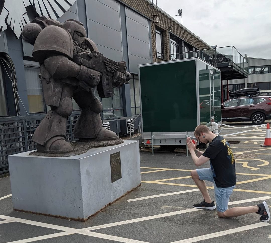 van_von_vulkvan's tweet photo. It'll be 107 weeks since our last visit..but @JacksonExtremis and I will be making a pilgrimage to the holy site on August 5th and 6th! Can't wait!! 
#warmongers #warhammercommunity 
#warhammer 
#warhammerworld https://t.co/M2l1RMNpLS