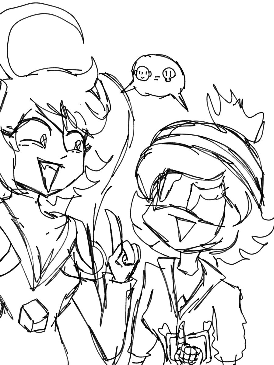 Vanessa71385483's tweet photo. The trio.
#murderdrones
#cliffside
#internectioncube https://t.co/nGgIUoFZVG