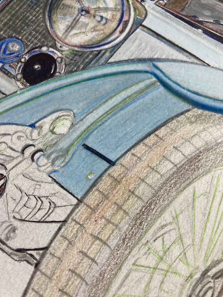 clicks_n_cars's tweet photo. In the studio and still a way to go with this one…!
#getbackatit #workinprogress #cartart #mixedmedia https://t.co/iX8xuLk9wZ