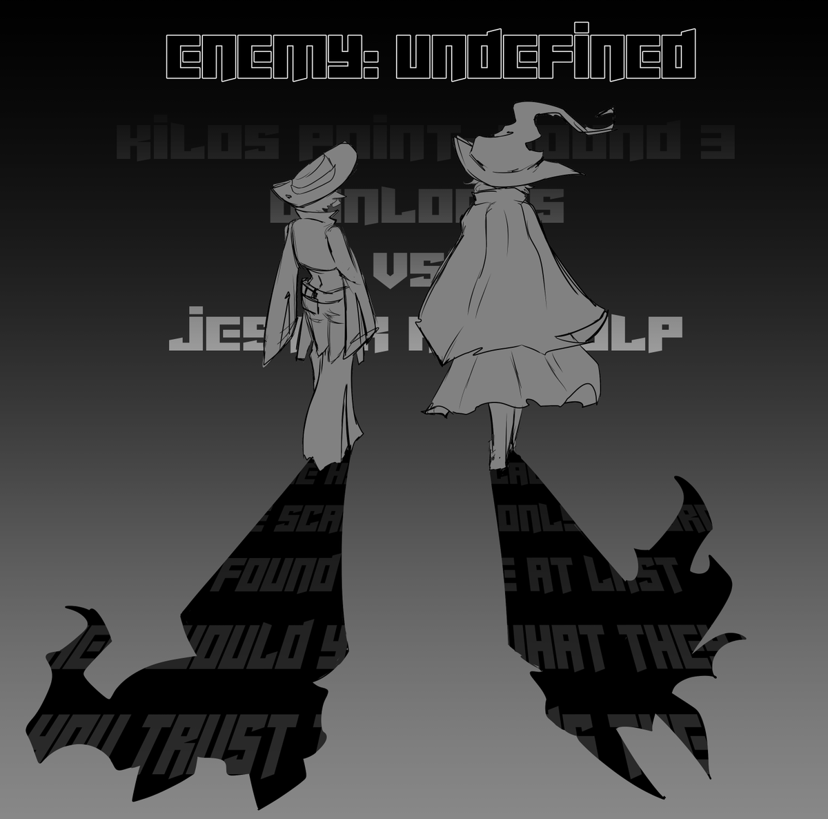 umbradoodles's tweet photo. Bitches get stitches from witches when shapeshifters and energy demons go against two last-chance gunslingers!
It's Kilos Point Round 3-Enemy:Undefined!
The Gunlocks VS Jester and Pulp (@stardustjarr)

Links and tags below!
#KilosPointOct
@KilosPointOCT https://t.co/19wzIrWjHj