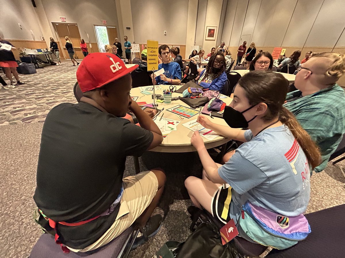 IMD_VDOE's tweet photo. The excitement has gotten real! Our youth leaders spent the afternoon learning how to use their self-determination tools. 🧰 
#IMDSummit https://t.co/oTFbrQDjd2