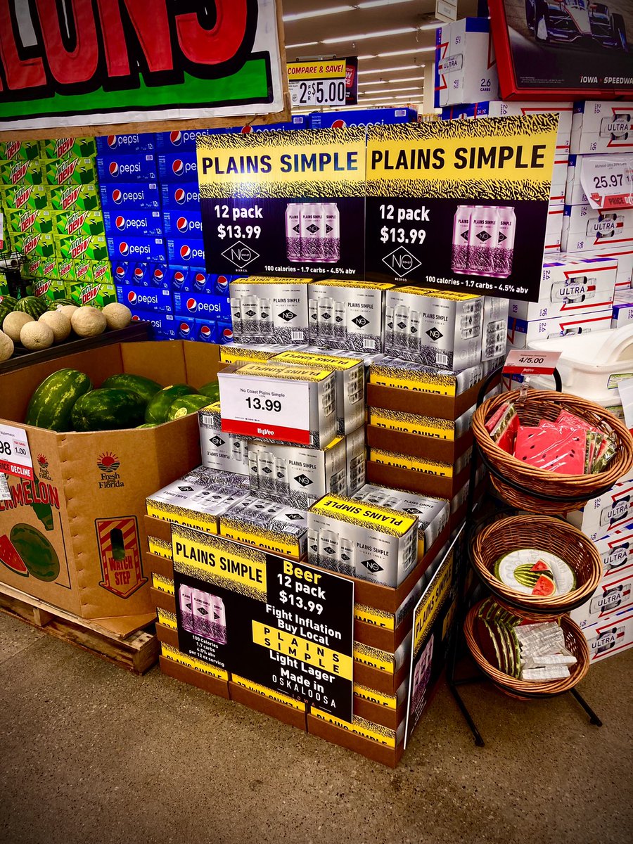 $13.99 
12 pack 12 oz Cans 
Good Beer 
Plains Simple