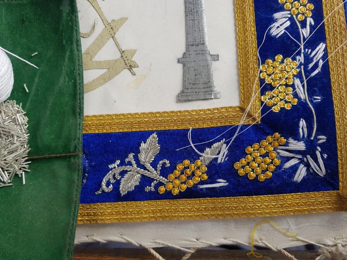 Underproduction past master apron. <a href="/fcyner/">Freemasons Charity</a>