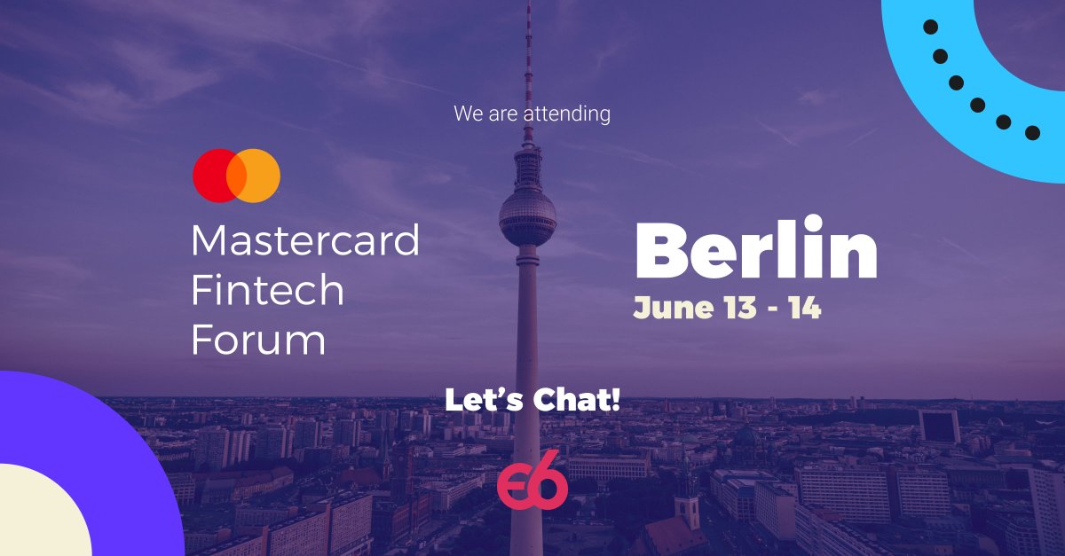🤝 Meet E6's VP of Sales and Business Development, Kat Beckwith at <a href="/Mastercard/">Mastercard</a> Fintech Forum on June 13 – 14 in Berlin.

From launching new, innovative products to powering BaaS — chat with Katrina about how we can help modernize your payment technology: bit.ly/43WEu3M