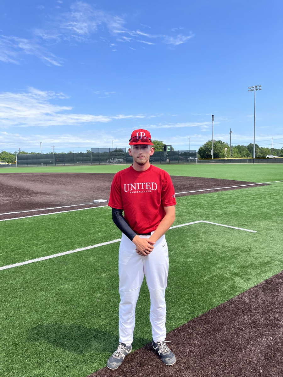FiveToolCollege's tweet photo. #FiveToolCollegeNTX F: @UnitedBC_USA Collegiate 8, Dulins Dodgers 6
PoG: @Benjaminw0411 2-3, RBI
Notable: Braden Smith 2-2, RBI ￼ https://t.co/OaXFYG3Clc