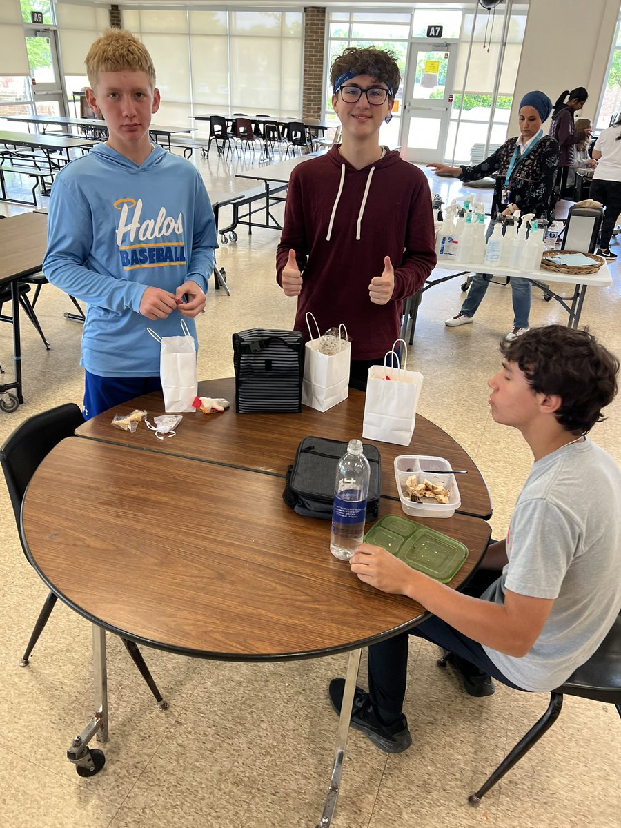 Our <a href="/west_hillsms/">West Hills MYP</a> kitchen lead, Kathy Sanders, has a heart of gold. She put together a gift for all 101 8th grade students. So kind and thoughtful. <a href="/bhschools/">Bloomfield Hills Schools</a> @bhswatson <a href="/Aramark/">Aramark Corporation</a>