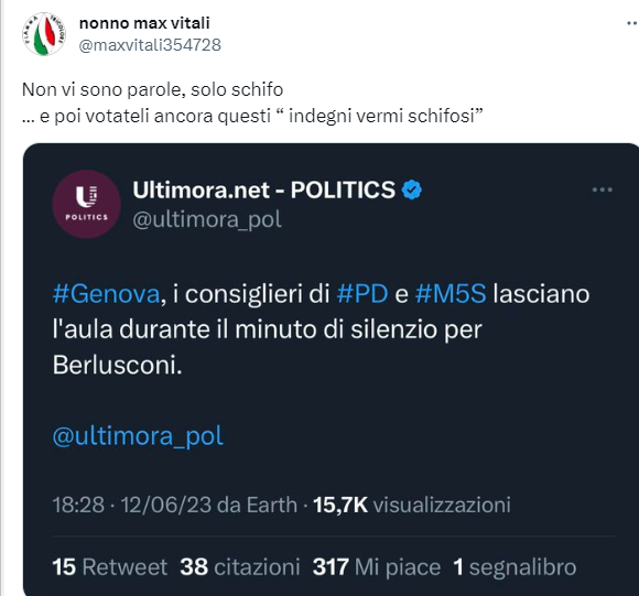 hippiewoke's tweet photo. Sei un verme razzista analfabeta. 
https://t.co/eQidyZ8peM https://t.co/vX2WgSMD1P