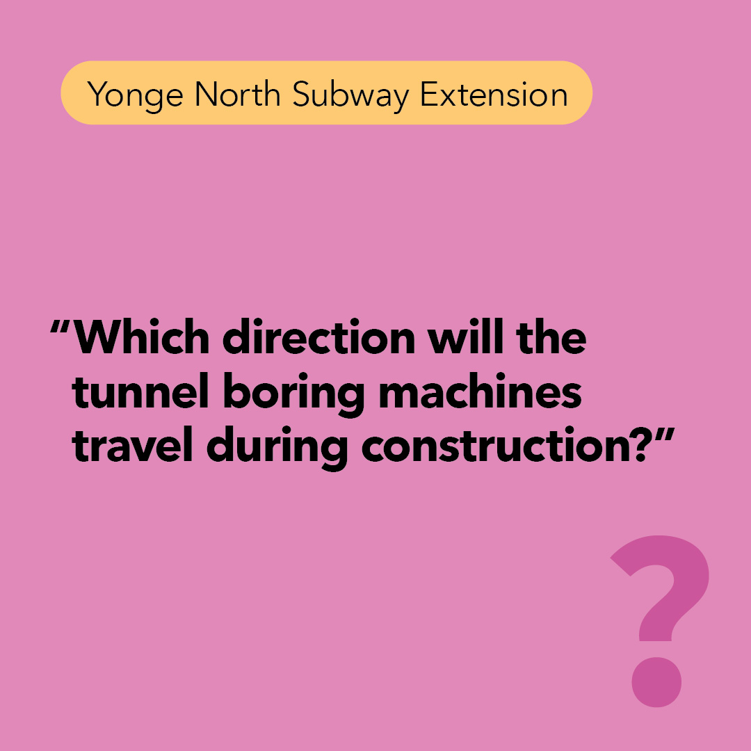 YongeSubwayEXT's tweet image. 🚇A: The tunnel boring machines will tunnel south toward Finch Station after starting their journey from the future launch shaft located south of Langstaff Road. 🏗️ #communityquestion #transittoronto #line1 #ttc #yorkregion